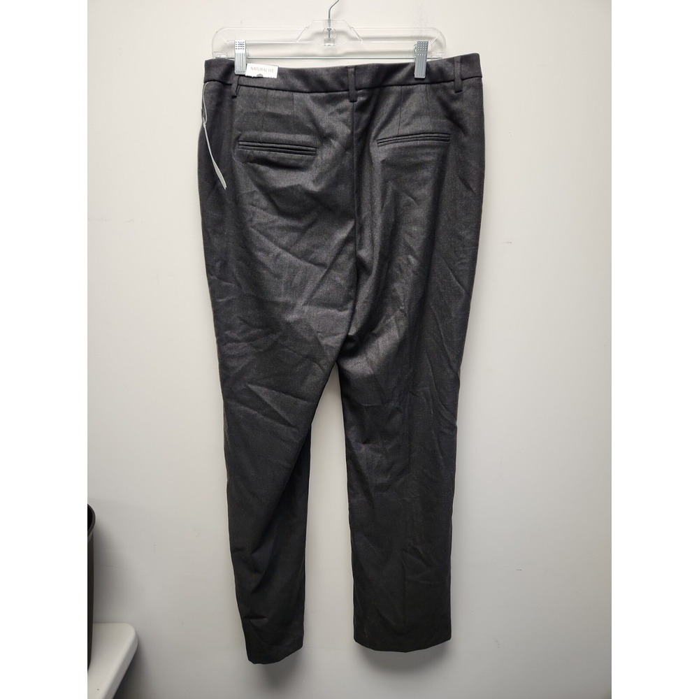 Coldwater Creek Dress Pants‎ Women 12 Grey Whisper Flannel Office Career  New